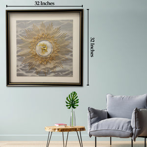 Vibrant Rays Wall Decoration Shadow Box (N)