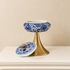 Veloura Crest Decorative Jar & Showpiece (Blue Pottery) - Medium