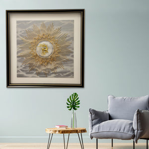 Vibrant Rays Wall Decoration Shadow Box (N)