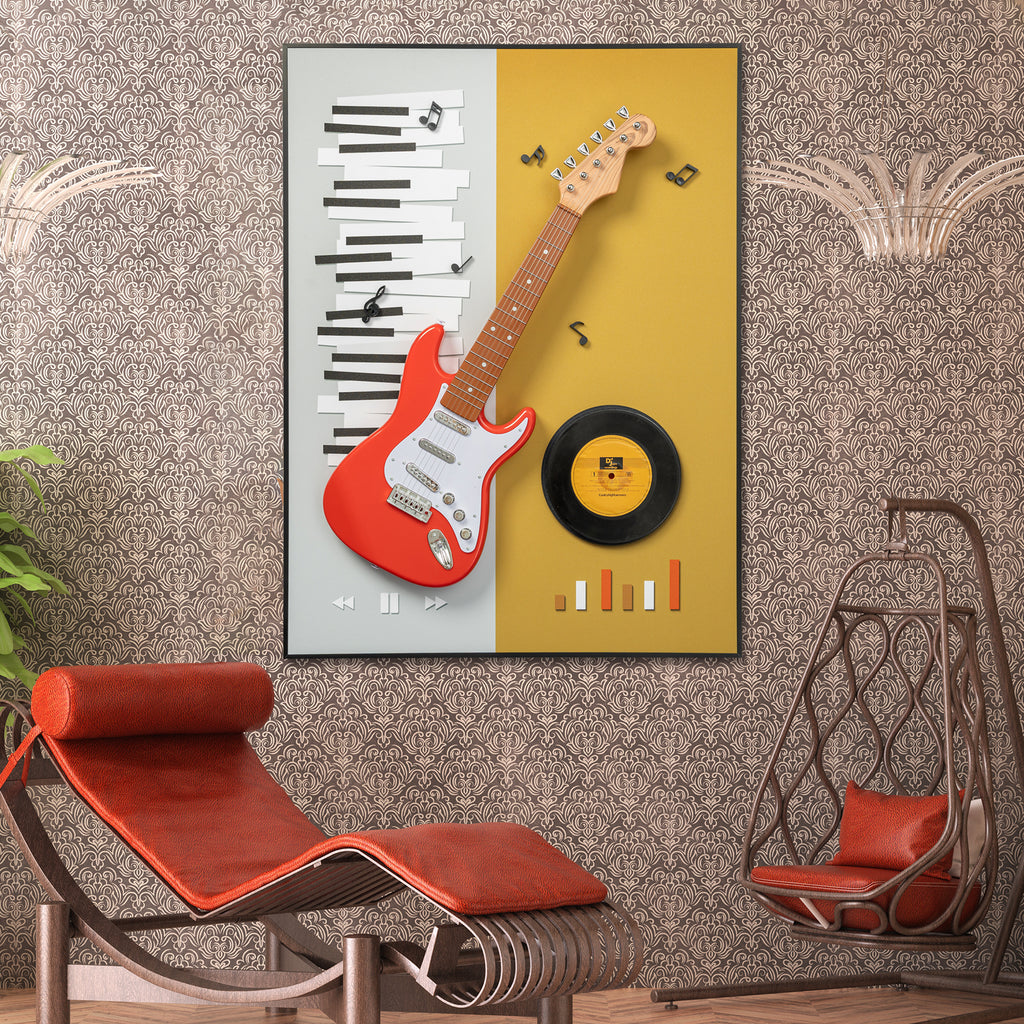 Tunes & Tones Wall Decoration Pop Art Shadow box