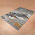 Earthy Textured  Abstract Floor Rug (5 X 7.5 Feet)