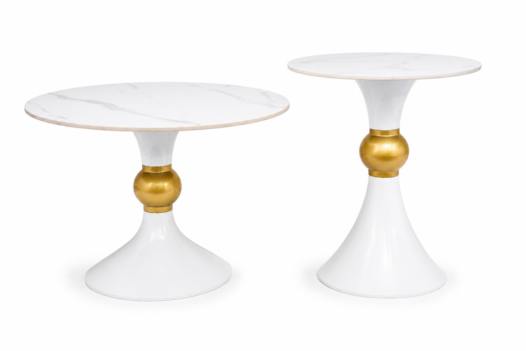 Luna Flare Coffee Table for Living Room - Set of 2