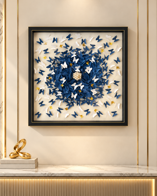 Fluttering Dreams Shadow Box Wall Decoration Item