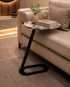 Elara C Shaped Side Table For Sofa & Home Decoration Item