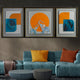 Brushstrokes of Elephant Grace Shadow Box Wall Decoration Piece - Set of 3