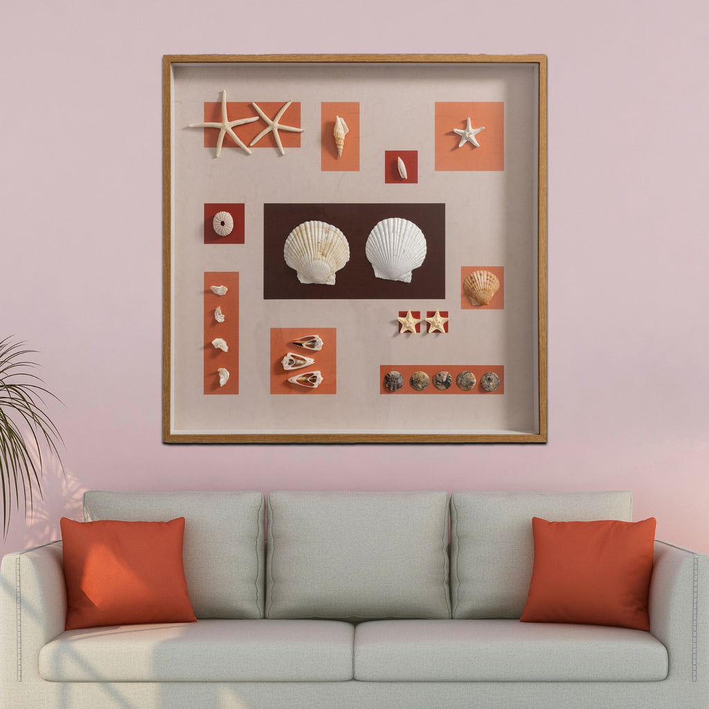 Ocean Treasures  Shadow Box Wall Decoration Piece