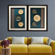 Serene Zenith Shadow Box Wall Decoration Piece - Pair