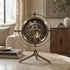 Infinite Time Journey Luxury Designer Table Clock With Moving Gear Mechanism Buy Table Clock Online (Steel Body) - Gold