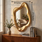 Aura Cloud Designer Wall Mirror For Home