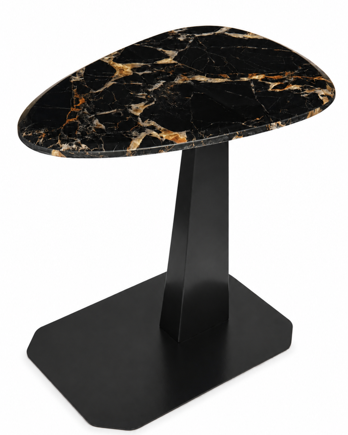 Obsidian Flow Side Table For Home & Home Decoration Item