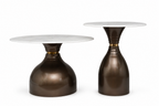 Luna Form Coffee Table for Living Room - Set of 2