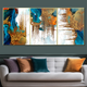 Aurora Spectrum Symphony Canvas Wall Art - Set Of 3