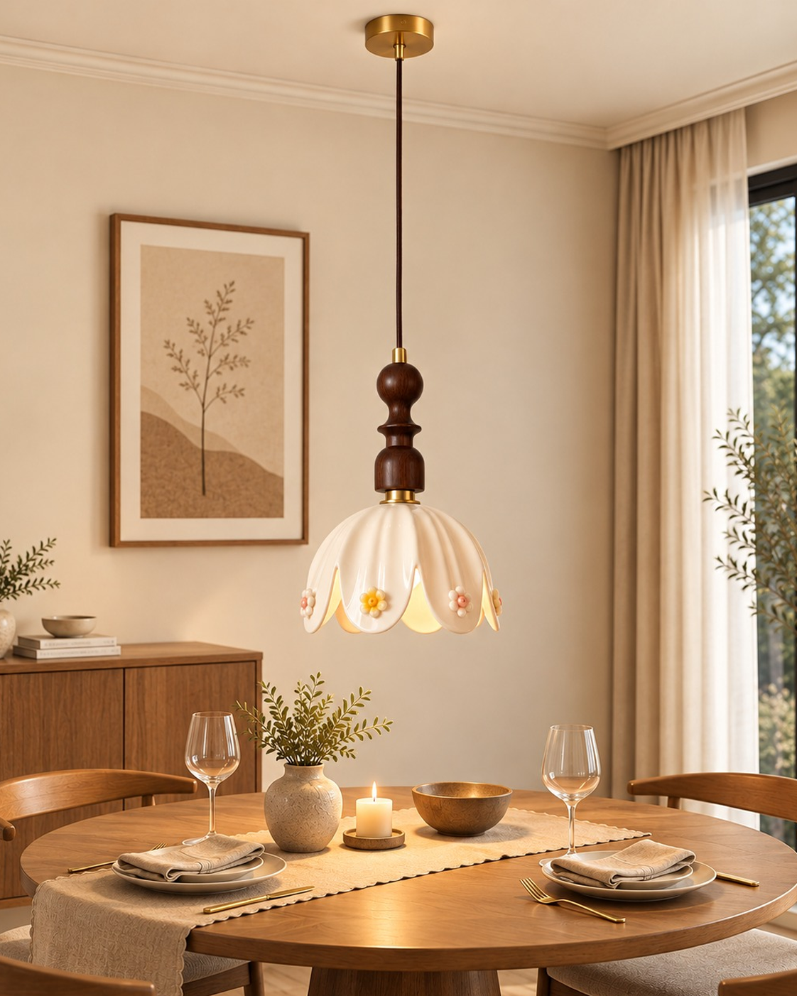Fleur Romance Pendent Light for Home & Item for Home Decoration