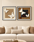 Butterfly Grace & Blossom Shadow Box for Wall Decoration & Wall Art -Set of 2