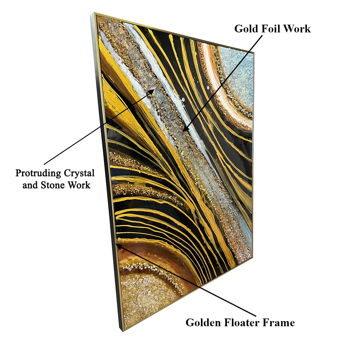 Buy Mystic Mélange Resin Art Wall Painting Dekor Company