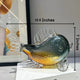 Marine Majesty Handblown Glass Fish Figurine & Decorative showpiece (N)