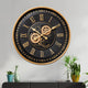 Whisper of Hours  Luxury Designer Wall Clocks for the Home With Moving Gear Mechanism Buy Wall Clock Online (Steel Body)