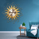 Time Tempest Metal Wall Clock