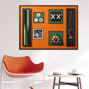 Pool Master Pop Art Shadow Box & Wall Decoration Items