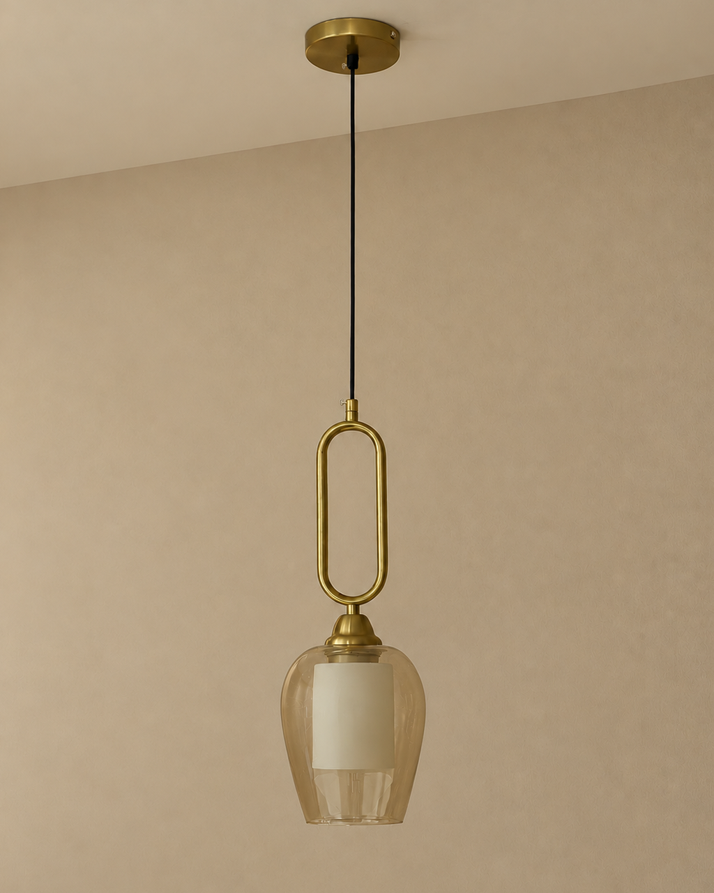 Golden Loop Pendant Light for Home & Item for Home Decoration