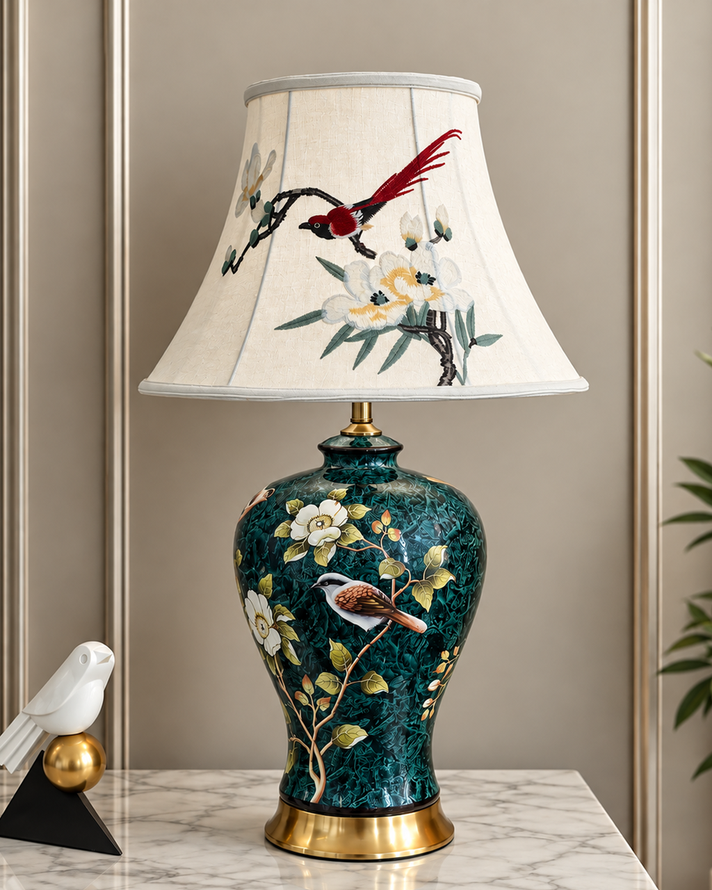 Enchanted Garden Designer Table Lamps for Living Room