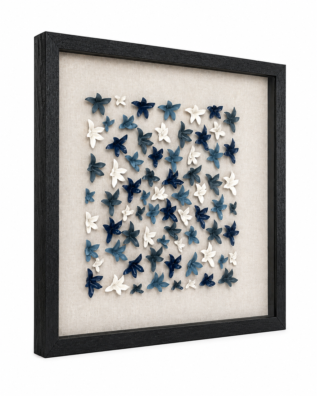 Floral Symphony Shadow Box for Wall Decoration & Wall Art