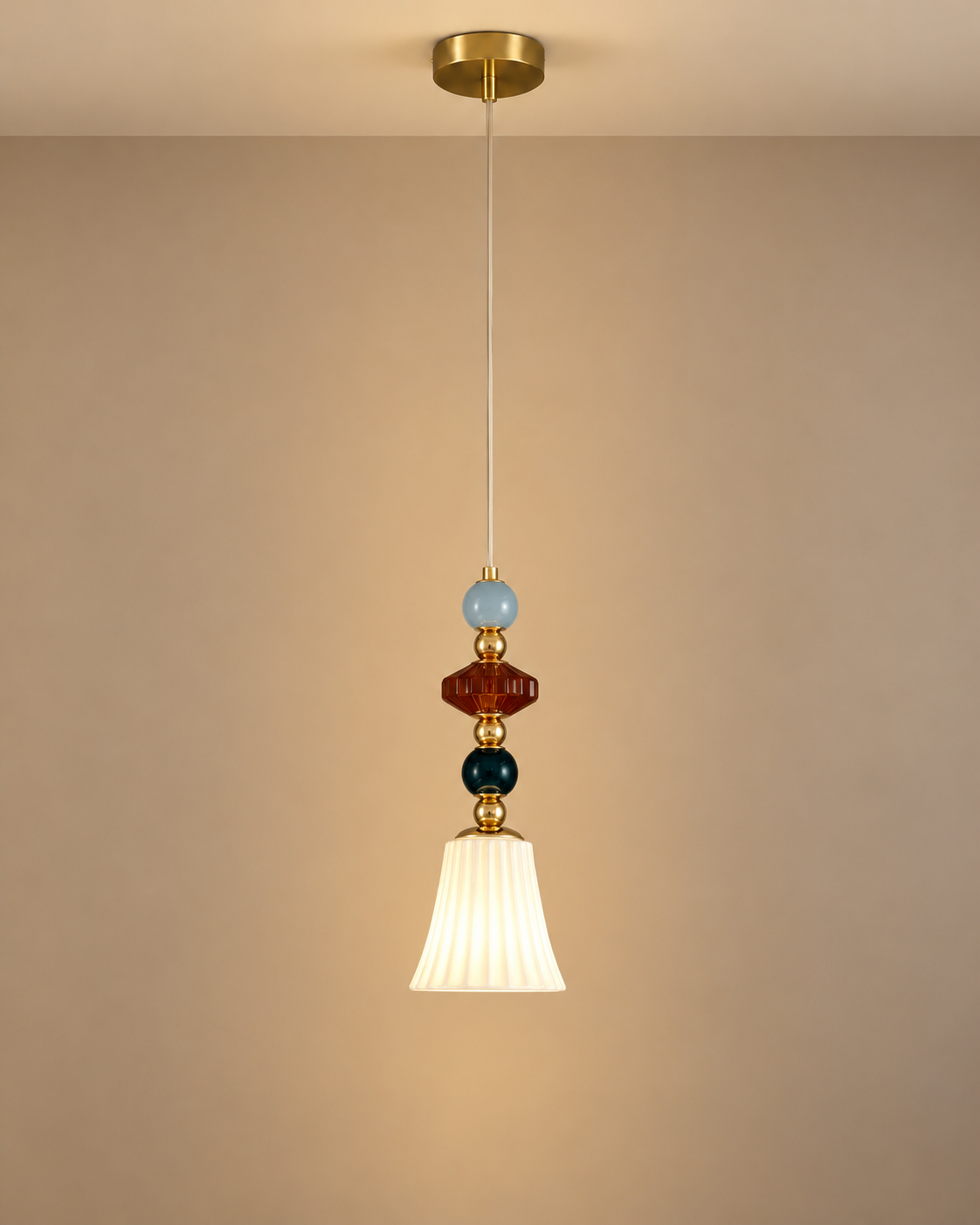 Soravina Pendant Light For Home & Item for Home Decoration - Red & Green