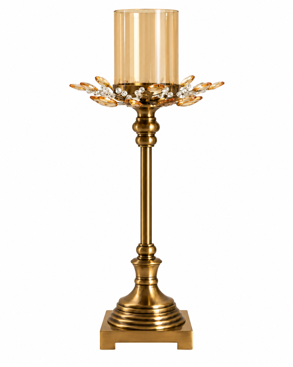 Majestic Blossom Candle Stand For Home & Item for Home Decoration - Big