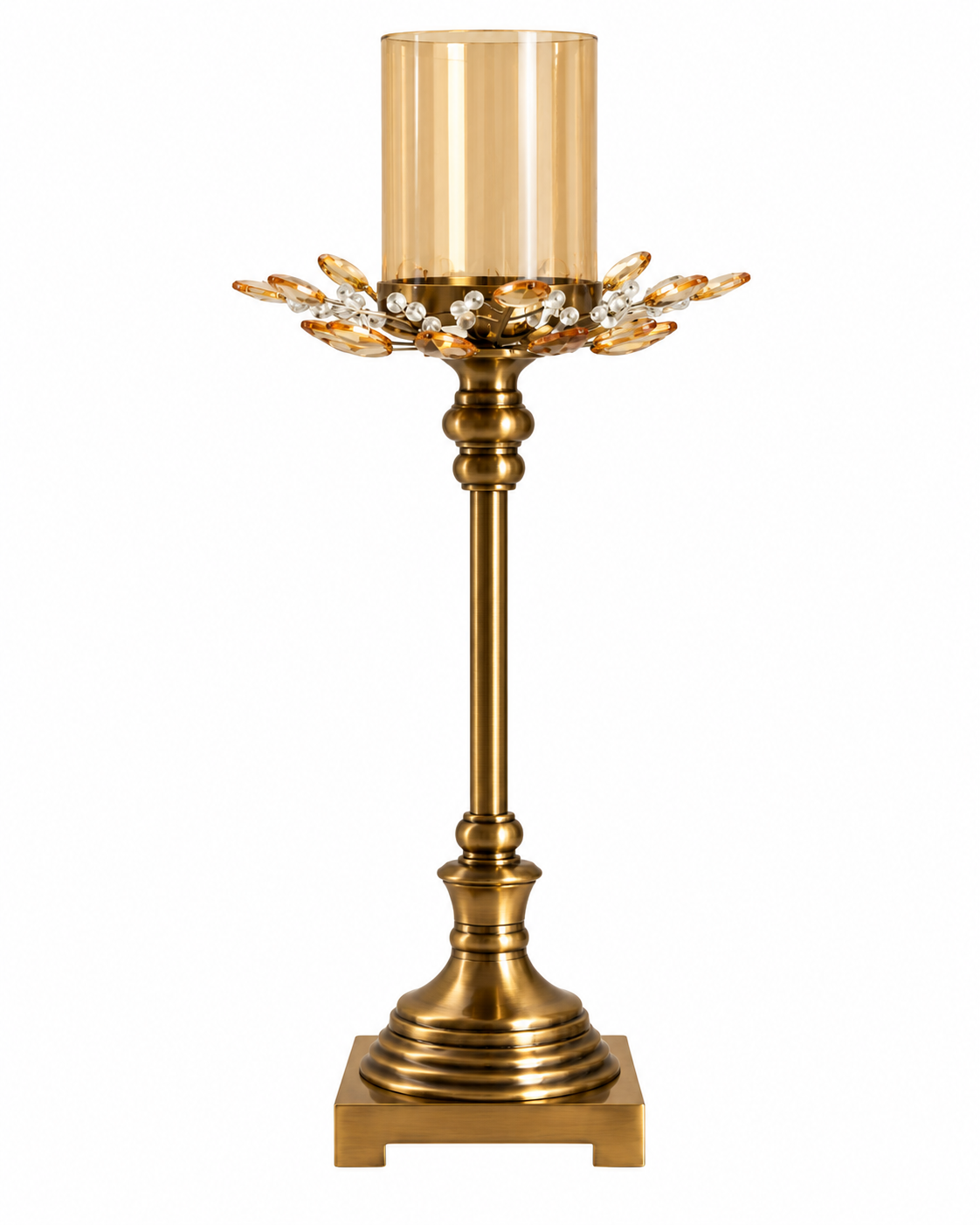 Majestic Blossom Candle Stand For Home & Item for Home Decoration - Big