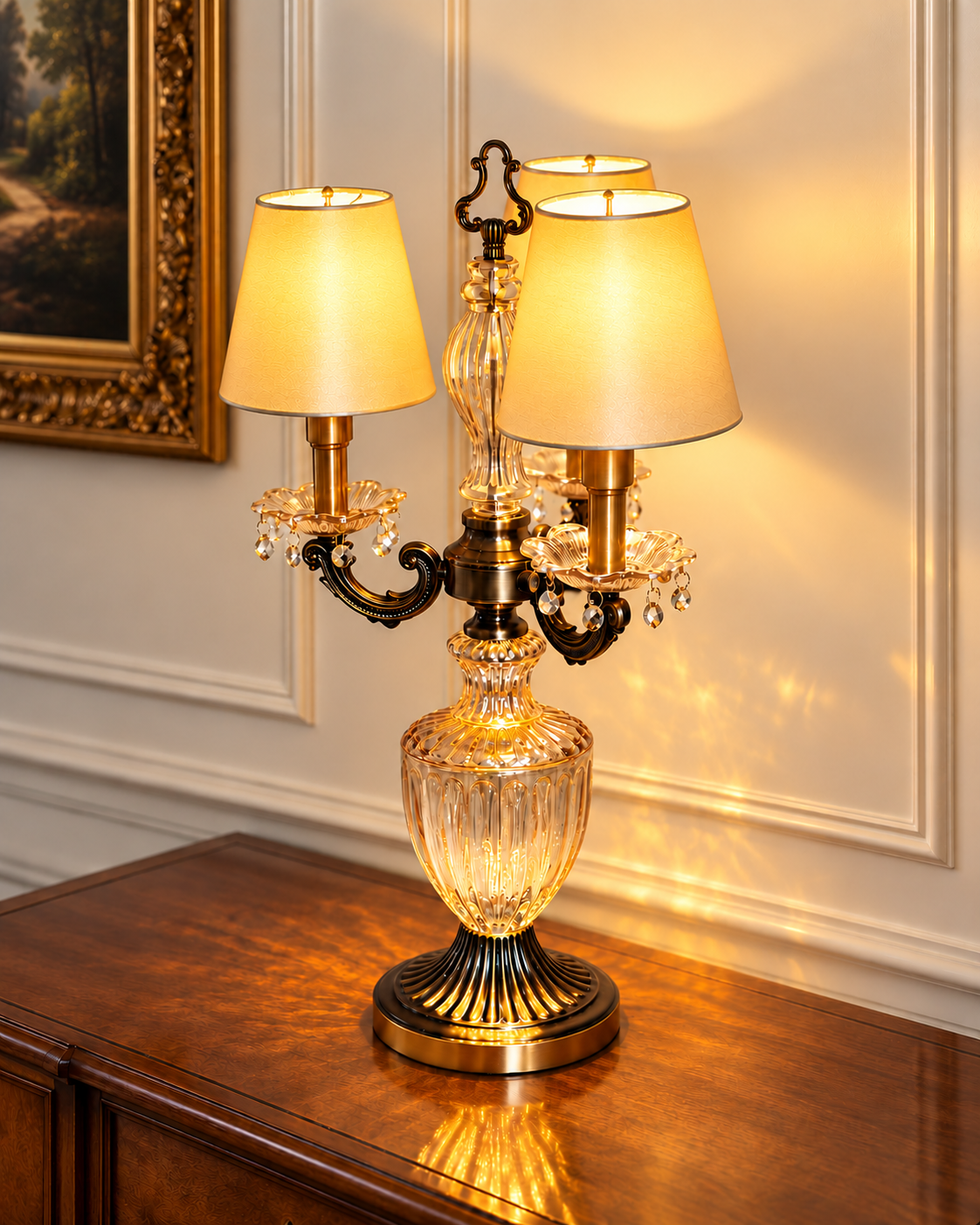 Windsor Elegance Designer Table Lamps for Living Room