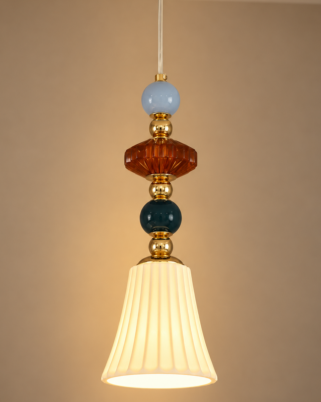 Soravina Pendant Light For Home & Item for Home Decoration - Red & Green