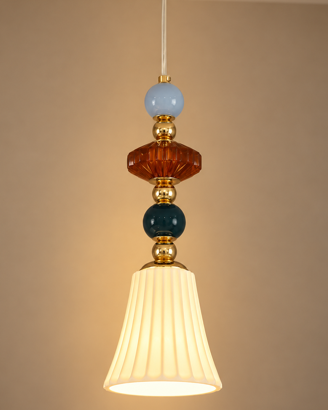 Soravina Pendant Light For Home & Item for Home Decoration - Red & Green