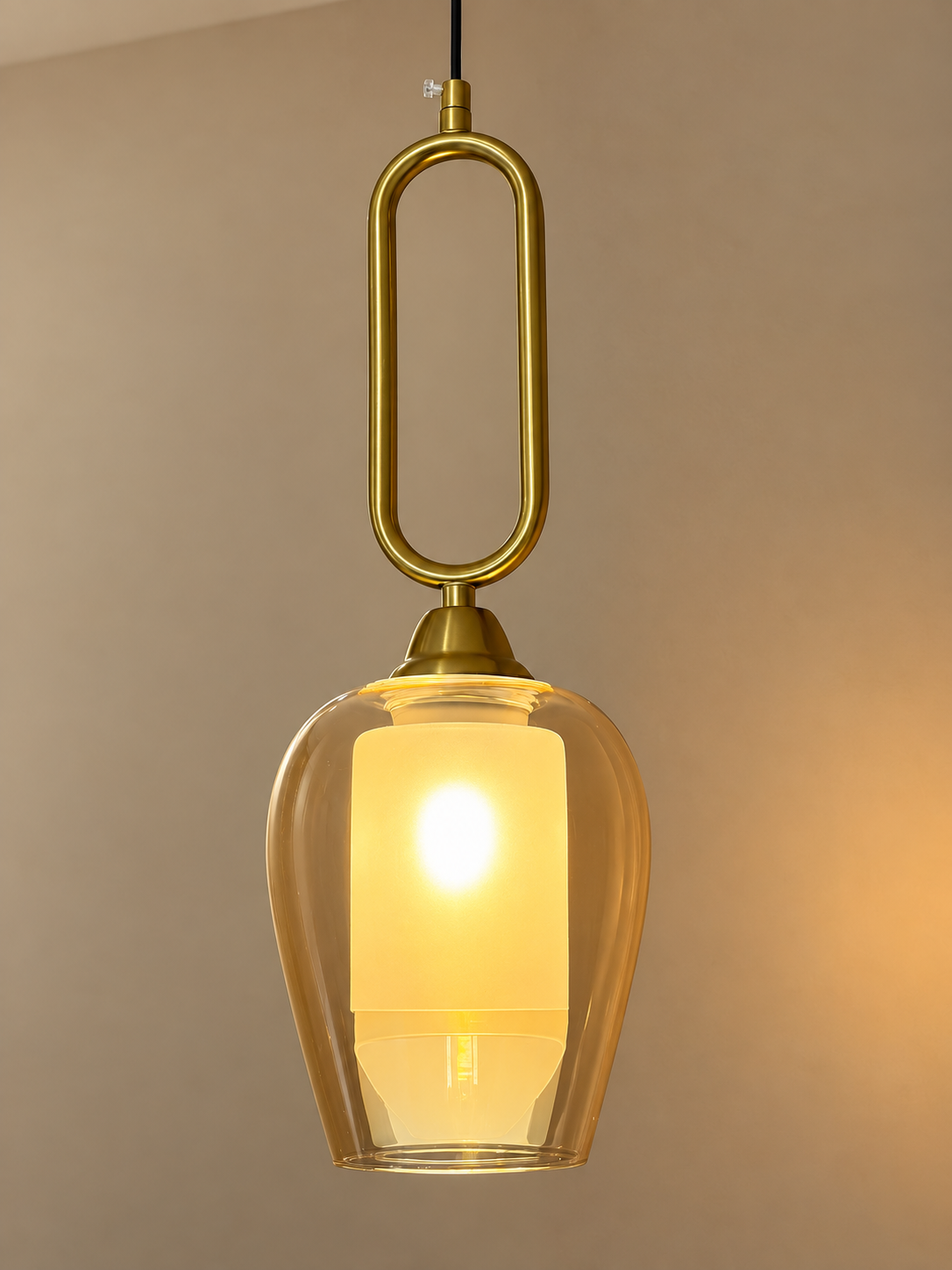 Golden Loop Pendant Light for Home & Item for Home Decoration