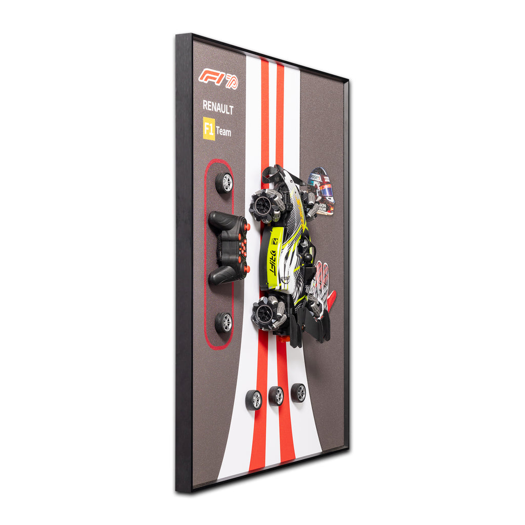 Renault F1 Victory Pop Art Shadow Box & Wall Decoration Items