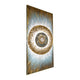 Solar Flare Hand Wall Paintings for Home (Comes With an Outer Floater Frame) (28x55 Inches)
