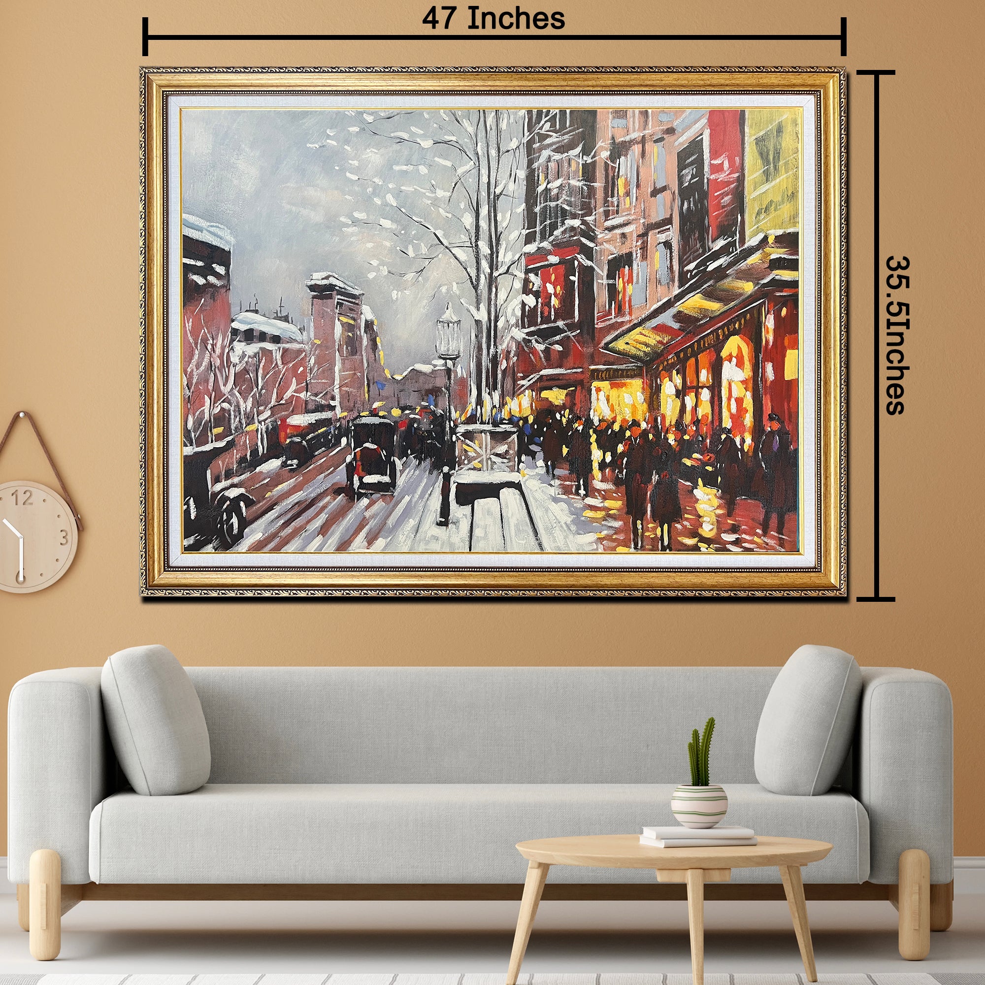 Engween Art An English Evening Hand painted Wall Art | Dekor Company