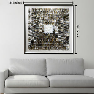 Nautical Shell Shadow Box Wall Decoration Piece