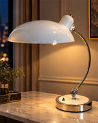 Oxford Dome Designer Desk Lamp & Item for Home Decoration - White