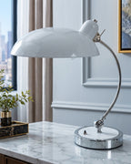 Oxford Dome Designer Desk Lamp & Item for Home Decoration - White