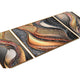 Aurora Flux Crystal Glass Wall Paintings For Home - Set of 3