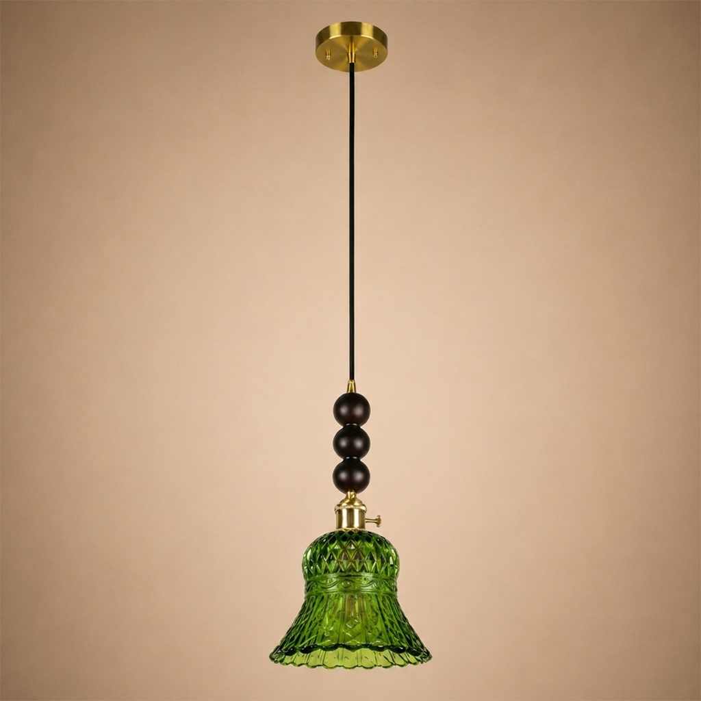 Morning Bloom Pendant Light For Home  & Item  for Home Decoration  - Green