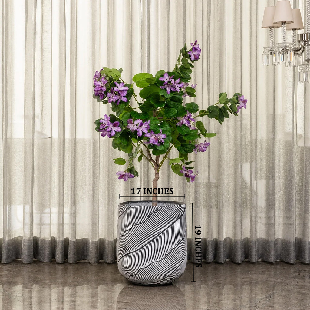 Curved Foliage Indoor Planters For Home - Big
