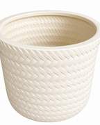 Artisan Pattern Indoor Planters For Home - Beige