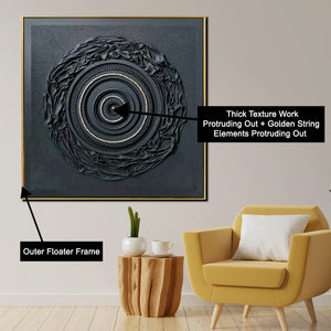 Whispers of Infinity Modern Wall Art (40 x 40 Inches)