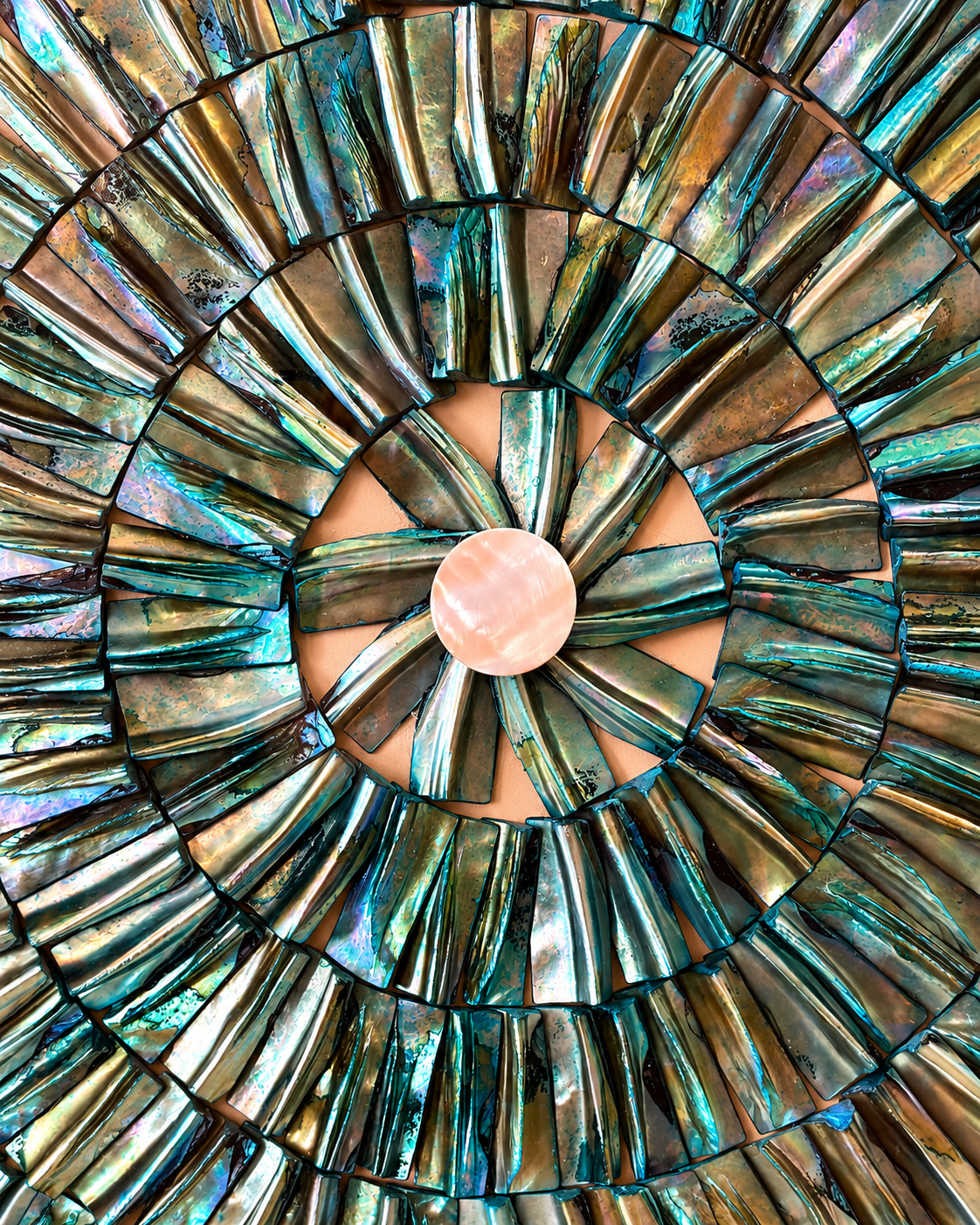 Ocean Vortex Shadow Box Wall Decoration Item
