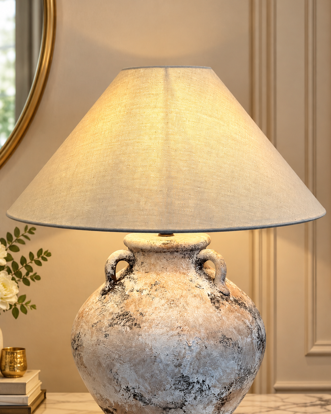 Antique Whisper Designer Table Lamps for Living Room