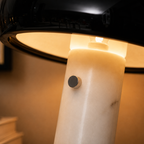 Capstone Glow Table lamp for Home & Item for Home Decoration - Black (Italian Designer Collection)