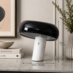 Capstone Glow Table lamp for Home & Item for Home Decoration - Black (Italian Designer Collection)