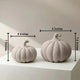 Serene Pumpkin Charm Ceramic table Showpiece for Home