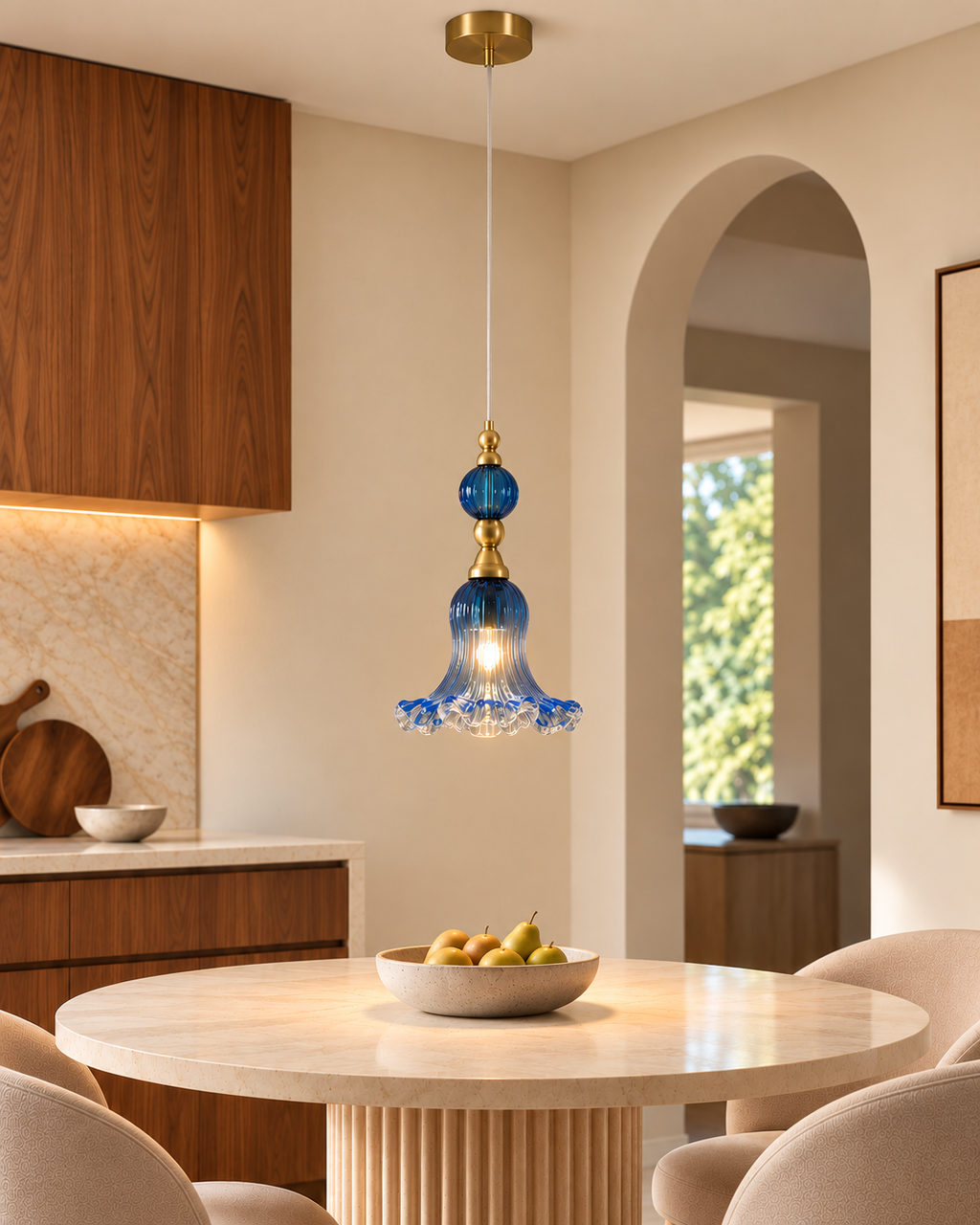 Lushara Pendant Light For Home & Item for Home Decoration - Blue